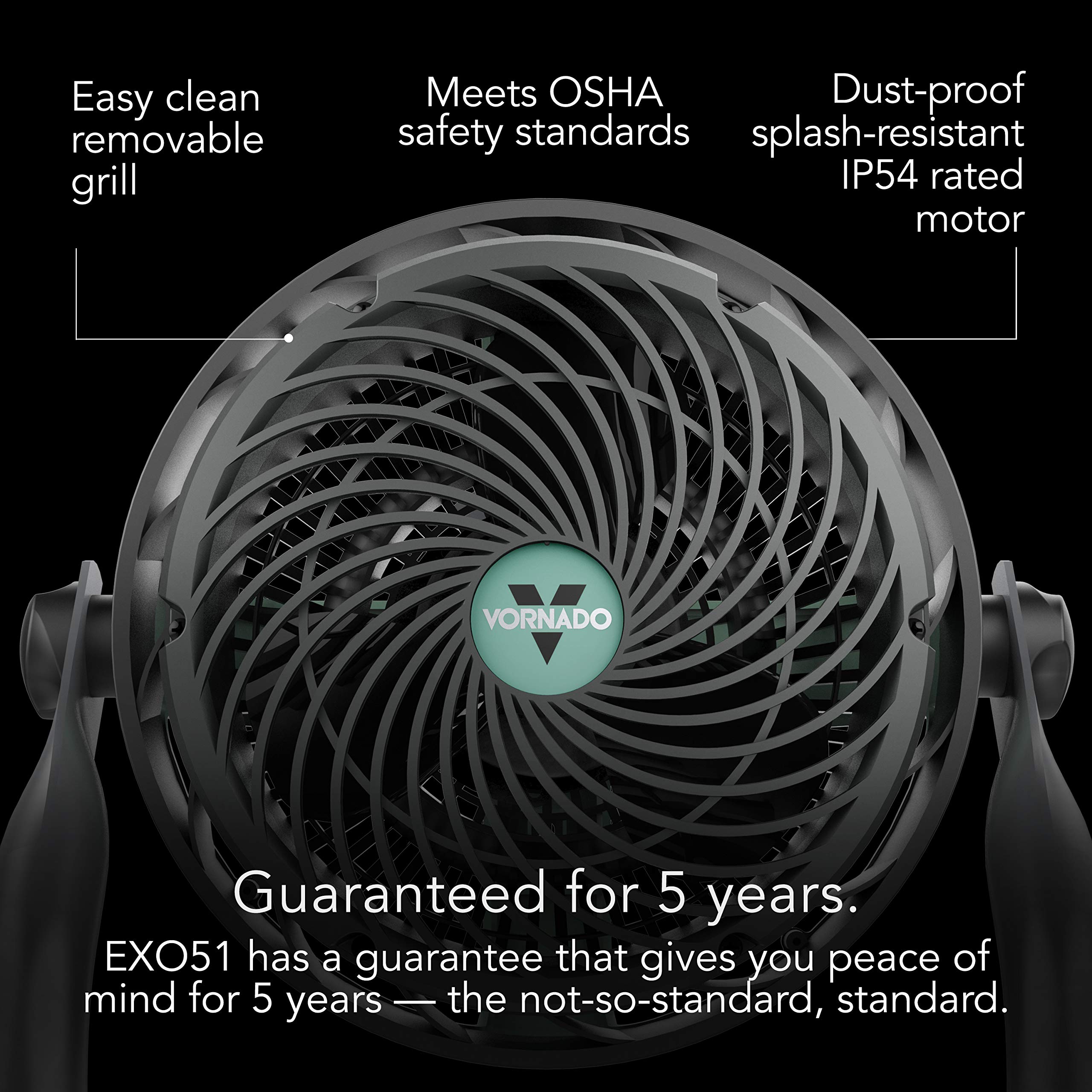 EXO51 Heavy Duty Small Air Circulator - Image 6